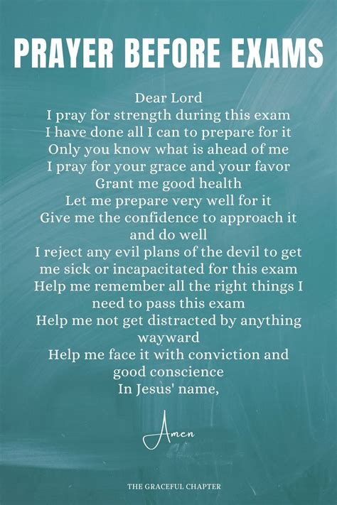 4 Prayers Before a Test .